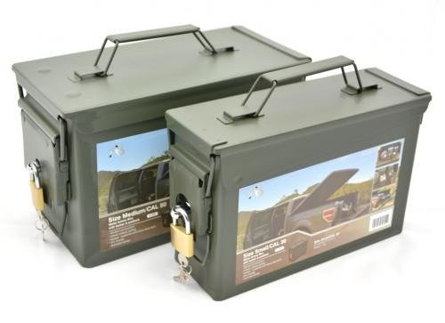 Ammunition box U.S. ARMY O.D. METAL AMMO. BOX W/ LOCKS (2 PCS SET CAL. 30/CAL. 50)
