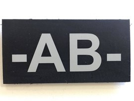 INFRA RED BLOOD TYPE PATCH NEG AB