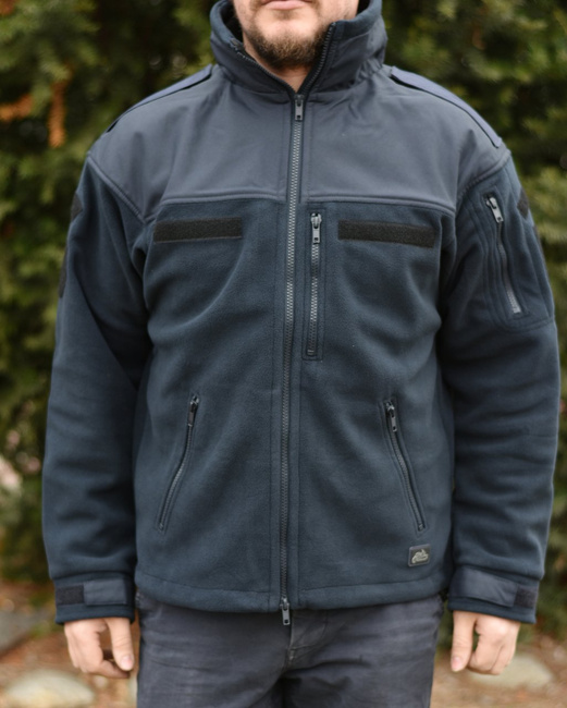 POLAR JACKET - CLASSIC ARMY - Helikon Tex - NAVY BLUE -  WITH EMBLEMS - ANP