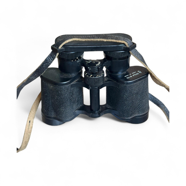 Vintage Binoculars with Neck Strap and Eyepiece Cover – БПЦ4 8x30 – USSR – Rare – Collectible – Military Surplus from the Romanian Army – In Good Condition