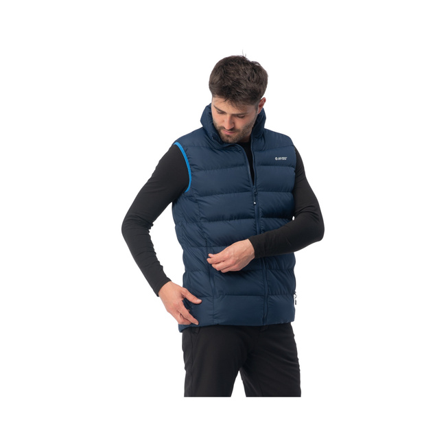 MEN S QUILTED VEST SANIS - DRESS BLUE/ LAPIS BLUE - MAGNUM 