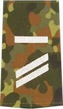 GERMAN ARMY FLECKTARN CAMO/SILVER SHOULDER LOOPS ´OBERGEFREITER UA´
