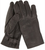 German goatskin insulated gloves - Black