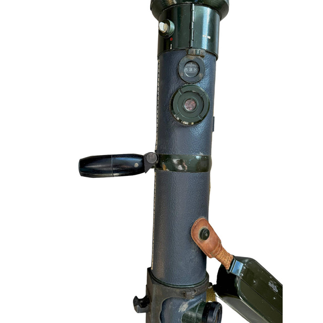 STEREOSCOPIC RANGEFINDER WITH METAL CARRYING CASE, MEASURING BAR AND TRIPOD - WWII - AUTHENTIC ROMAN MILITARY SURPLUS - DECO/GOOD CONDITION