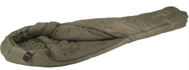 BLACK MUMMY SLEEPING BAG 3D HOLLOWFIBRE