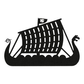 PATCH DRAKKAR LASER CUT - BLACK - M-TAC