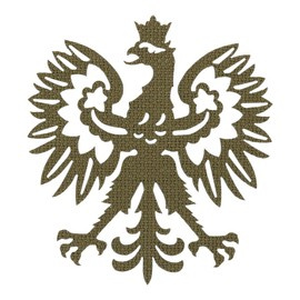 PATCH POLSKI ORZEL END-TO-END LASER CUT - RANGER GREEN - M-TAC