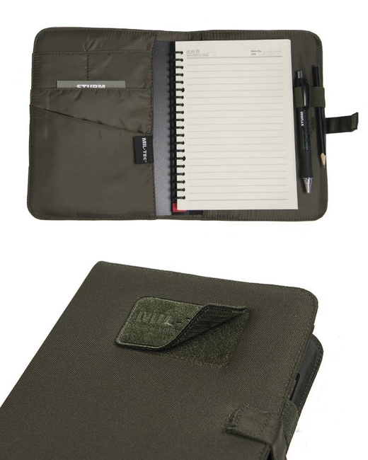 TACTICAL NOTEBOOK - 18.5x3.5x24.5 CM - MEDIUM - Mil-Tec® - OD