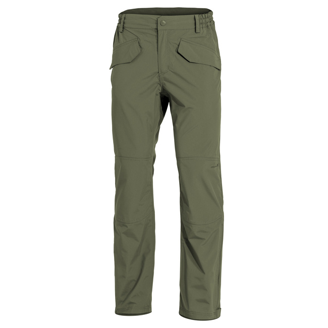 RAIN PANTS - "YDOR" - PENTAGON® - CAMO GREEN - LENGTH 34″