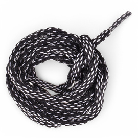 SHOE LACES - DISCOVERY - BLACK/WHITE - ELBRUS