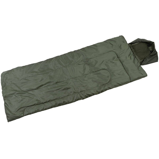 SLEEPING BAG FOR PILOT WITH 2 LAYERS - GREEN OD - MFH