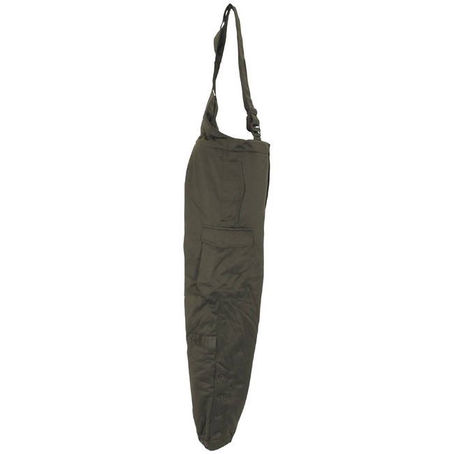 AUSTRIAN BH THERMAL PANTS WITH SUSPENDER - OD GREEN - USED