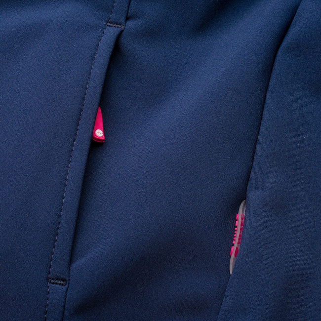 LADY CARIA II SOFTSHELL JACKET FOR WOMEN - NAVY BLUE/ PINK  - MAGNUM