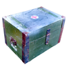 WOODEN MILITARY STORAGE CRATE - ROMANIAN ARMY SURPLUS - NO.6 - 60x40x40 CM