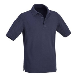 TACTICAL POLO T-SHIRT WITH POCKETS - DEFCON 5® - BLUE