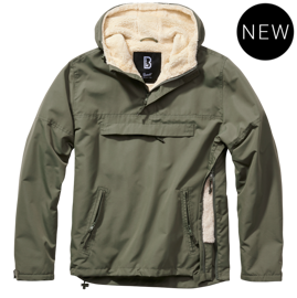 WINDBREAKER SHERPA - OLIVE - BRANDIT