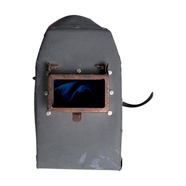 HEAD WELDING MASK - ROMANIAN ARMY MILITARY SURPLUS - IN GOOD CONDITION