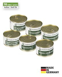 SET OF 12 CANNED MEALS