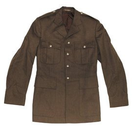 UNIFORM JACKET - BROWN - MILITARY SURPLUS BRITISH ARMY - LIKE NEW