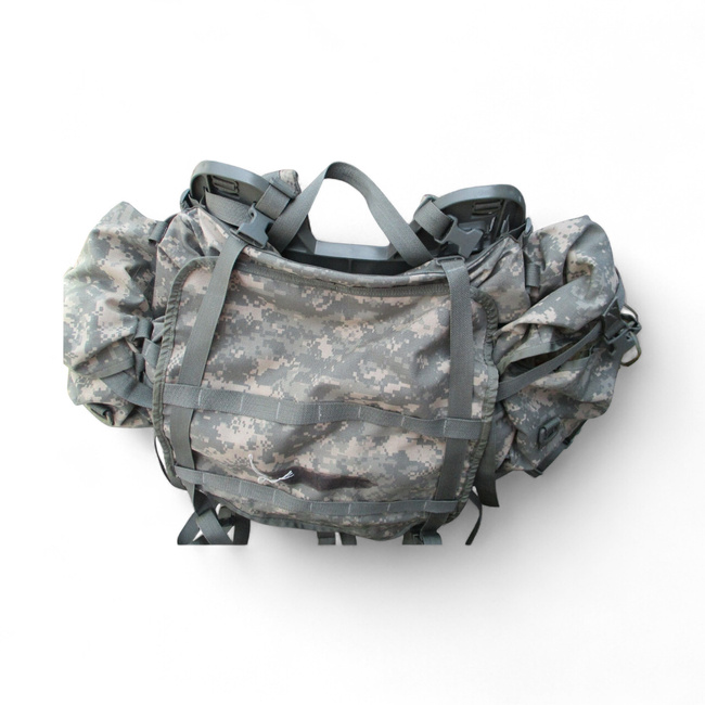Molle II backpack with external metal frame - US Army Military Surplus - ACU Camouflage - Used