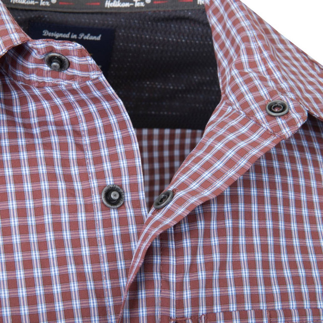 COVERT CONCEALED CARRY SHIRT - PHANTOM GREY CHECKERED - HELIKON