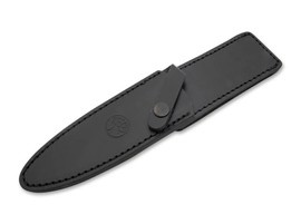 LEATHER SHEATH APPLEGATE I - BLACK - BOKER