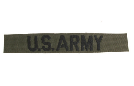 Us OD Textile Writing US Army