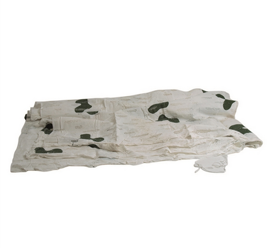 White 9x9m Plastic Camo Netting Used