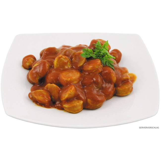 CANNED CURRY SAUSAGE - 400 G - SHELF LIFE 10 YEARS - MFH