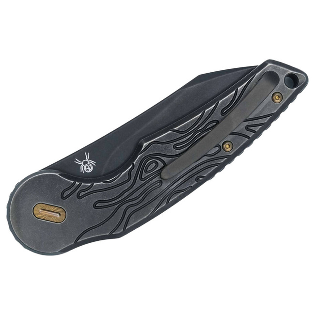 POCKET KNIFE JUPITER TITANIUM BLACK & BRONZE - FOX KNIVES