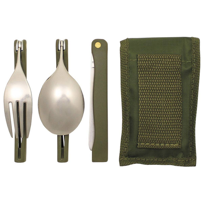 Cutlery Set "Camping", foldable
