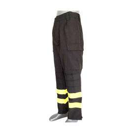 Firefighter pants with reflective strips - 100% cotton - Military surplus from the German army - Used