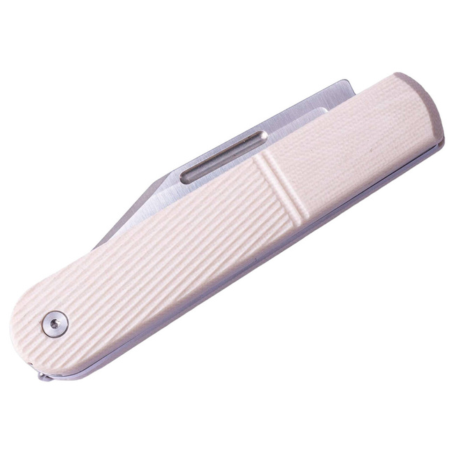 "Real Barlow RB5 Clippoint G10 Ivory" POCKET KNIFE - Real Steel