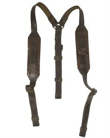 RUSSIAN WEB FIELD SUSPENDERS - POST WAR - USED