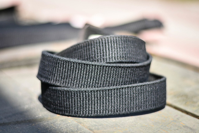 Black textile belt Romanian Army Surplus