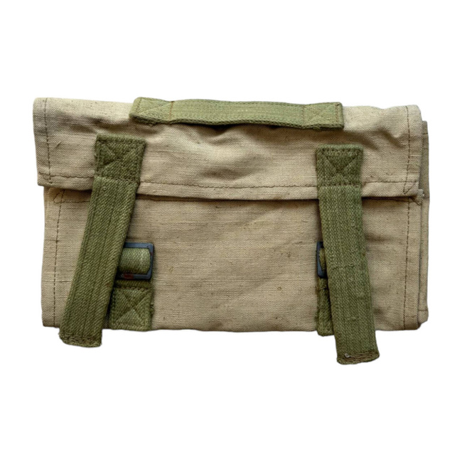 TEXTILE BEZEL COVER - KHAKI - MILITARY SURPLUS ROMANIAN ARMY - IN GOOD CONDITION