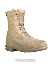 GERMAN OD/KHAKI TROPICAL COMBAT BOOTS USED