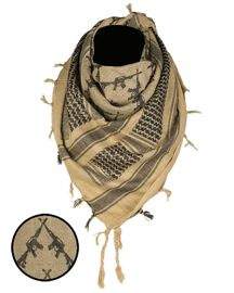 Shemagh scarf - coyote/black rifles