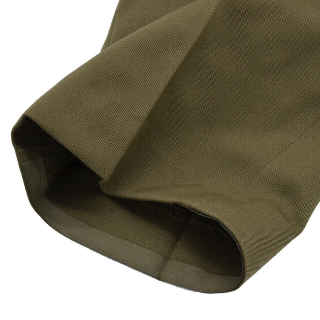 VINTAGE DT/VT WOOL UNIFORM TROUSERS - DUTCH ARMY MILITARY SURPLUS - EVERYDAY WEAR - GREEN OD - IN GOOD CONDITION
