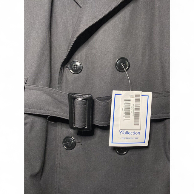 Waterproof trench coat - Marine Corps All Weather Coat - US Army military surplus - Dark grey/Black - Like new