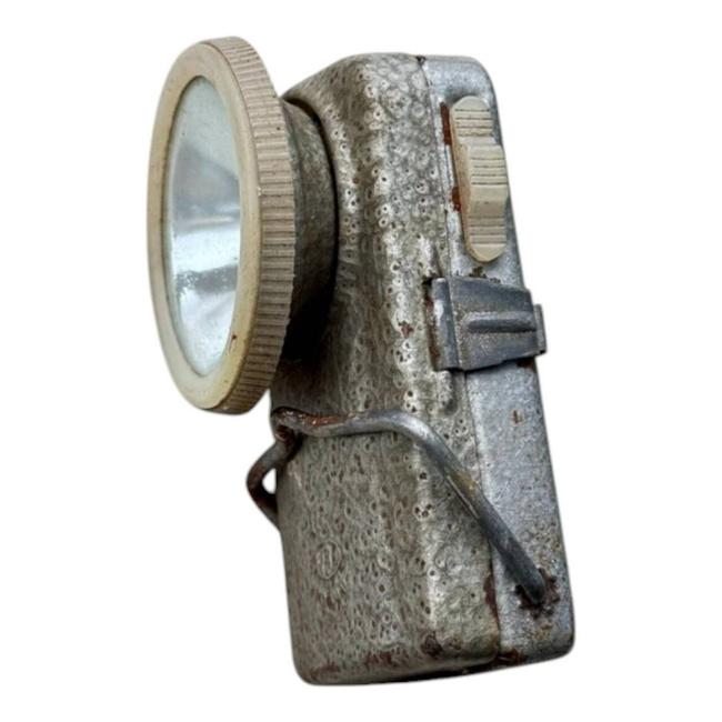 ELBA FLASHLIGHT - ROMANIAN ARMY MILITARY SURPLUS - DIFFERENT COLORS AND TEXTURES - IN GOOD CONDITION