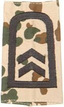 GERMAN ARMY TROPICAL CAMO/BLACK SHOULDER LOOPS ´OBERFELDWEBEL´