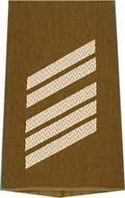 GERMAN ARMY O.D./SILVER SHOULDER LOOPS ´OBERSTABSGEFREITER´