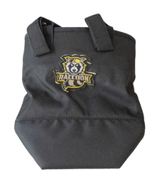 Bear spray pouch with belt attachment system - 200x230 mm - Black - Raccoon