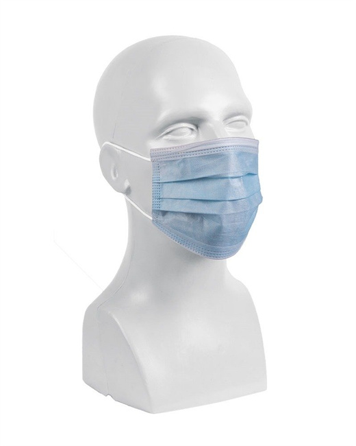 MOUTH NOSE COVER DISPOSABLE 3 LAYERS W.NOSE CLIP