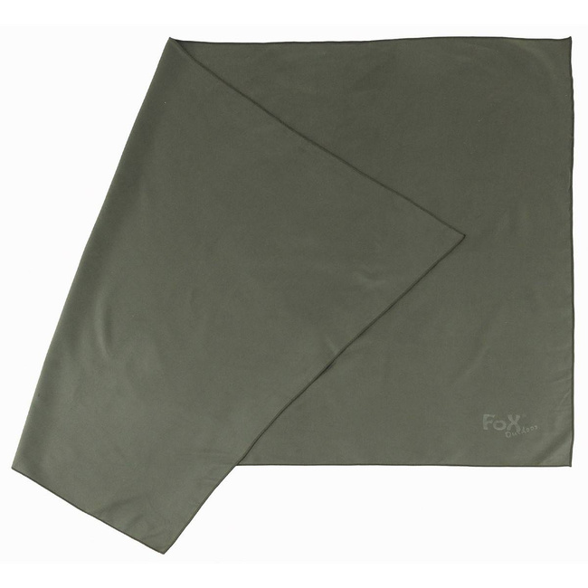 Travel Towel, "Quickdry", Microfibre, OD green, ca. 130 x 80 cm