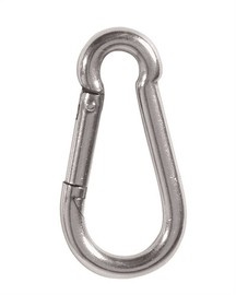 STAINLESS STEEL CARABINER - Mil-Tec® - 80 MM