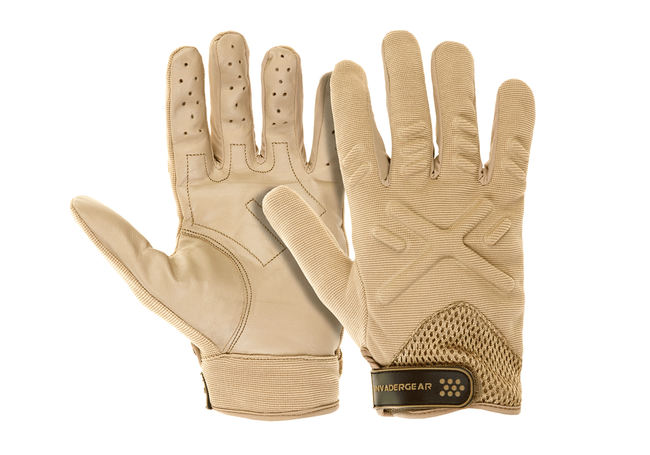 SHOOTING GLOVES - TAN - INVADER GEAR