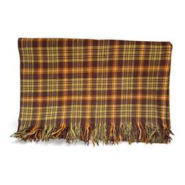 Wool Blanket with Fringed Edges - Vintage - 150x190 cm - Romanian Army Military Surplus - Used