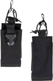 RADIO POUCH WITH HOOK CLOSURE BACKSIDE - Mil-Tec® - BLACK
